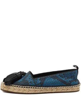Burberry tassel-detail espadrilles - Blue