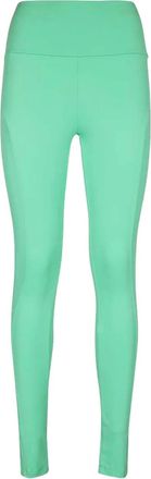 Msgm Leggings a vita alta - Verde