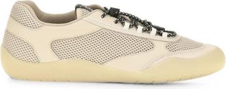 Prada Speedrock Leather-trim Sneakers