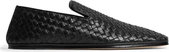 Bottega Veneta Palazzo Leather Slipper in 1000 Black at Nordstrom, Size 46