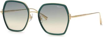 Chopard SCHL02V 300K Mens Sunglasses Green Size 54
