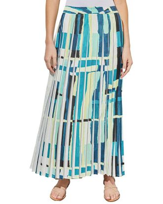 Ming Wang Ming Wang Maxi A-Line Skirt