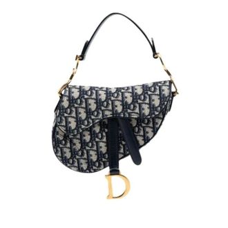 Dior Pre-owned The Saddle - Dames - Pre-owned - Blauw - Maat: ONE Size Leer