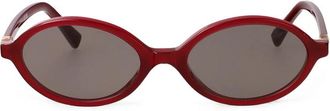 Miu Miu Oval-frame Sunglasses