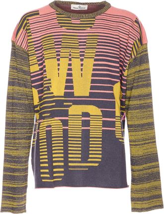 Vivienne Westwood Bruno printed long-sleeved sweater - Yellow