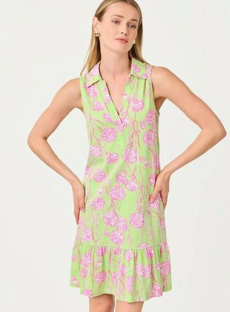 Lilly Pulitzer Riegan Mini Dress In Pistachio/macaron/lina