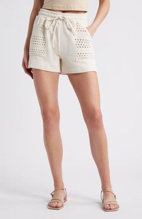 Rails Eddie Drawstring Shorts in Oat at Nordstrom Rack, Size X-Large