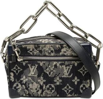 Louis Vuitton Pre-owned Soft Trunk - Dames - Vintage Handtas - Blauw - ONE Size - Vintage
