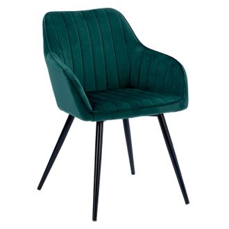 Happy Garden Silla De Terciopelo Verde Bertille