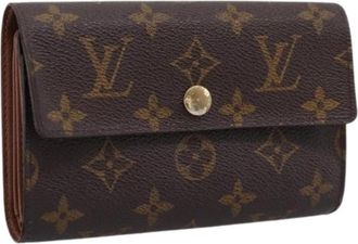 Louis Vuitton Pre-owned Trifold Portemonnee - Dames - Vintage Accessoires - Bruin - ONE Size - Vintage