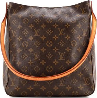 Louis Vuitton Looping Handbag Monogram Canvas GM shoulder bag - Bruin