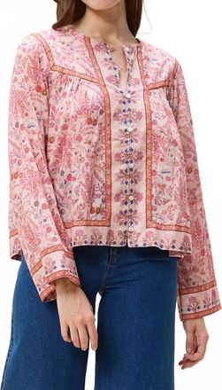 Cleobella Vivien Top In Dahlia Print