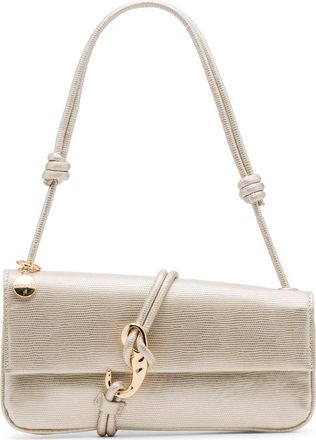 Dolce Vita Alice Lizard Embossed Faux Leather Shoulder Bag in Platino at Nordstrom