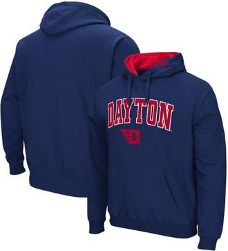 Colosseum Mens Colosseum Navy Dayton Flyers Arch and Logo Pullover Hoodie at Nordstrom, Size Small