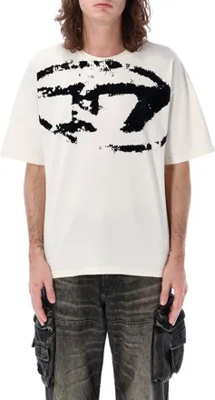 Diesel White Crew Neck T-Shirt