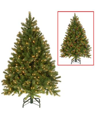 National Tree Company 4.5Ft Feel-Real Downswept Douglas Fir Tree With Lights