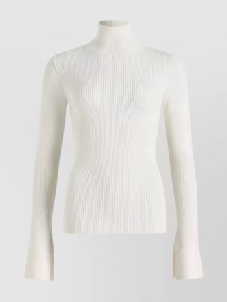 Patou ribbed merino wool turtleneck jumper