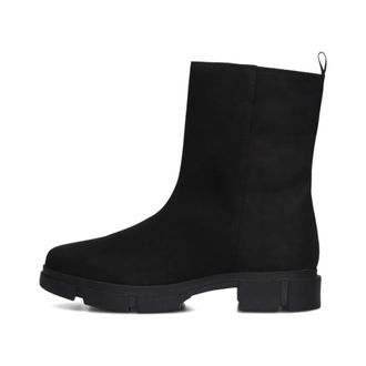 Tango Schoenen, Dames, Zwart, 36 EU, Leer, Zwarte Biker Boots Romy 531