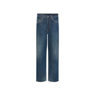 Maison Margiela Straight Jeans, female, Blue, Size: W24 Straight-leg Jeans