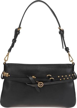 Pinko Belt Mini Bag - Dames - Schoudertassen - Zwart - ONE Size - Tassen