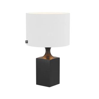 By Ryd&eacute;ns L&aacute;mpara De Mesa By-rydens Woody Dise&ntilde;o Negro Blanco 25x41 Cm