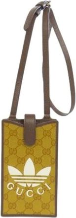 Gucci Pre-owned Cross Body Bags, female, Brown, Size: ONE SIZE Pre-owned Plastic Cross Body Bag