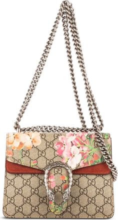 Gucci Borsa a spalla GG a fiori - Toni neutri