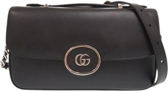 Gucci Pre-owned Cross Body Bags, female, Black, Size: ONE SIZE Pre-owned Vintage Shoulder Bag