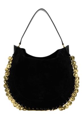 Isabel Marant Black Oskan Large Shoulder Bag