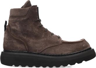 Premiata Laarzen met platform zool - Bruin