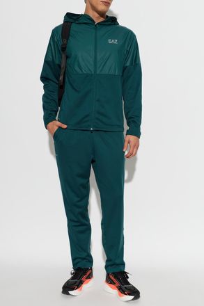 Emporio Armani Hoodie With Hood, Mens, Green