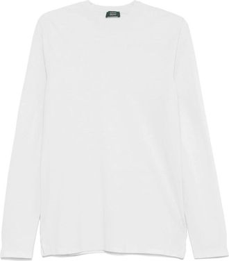 Zanone Grijze Sweatshirt voor Mannen Casual Stijl - Heren - Longsleeves - Grijs - 3XL - Katoen - Tops