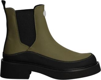 Desigual Lena Enkellaarsjes - Dames - Chelseaboots - Groen - 37 EU - Schoenen