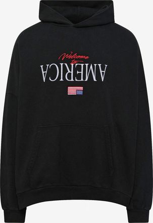 Willy Chavarria Cotton Sweatshirt With Front Embroidery
