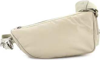 Burberry Green Sheep Leather Shield Messenger Bag Medium (Authentic Pre-Loved)
