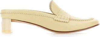 Maison Margiela Loafers - Dames - Muiltjes - Geel - 41 EU - Leer - Schoenen