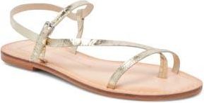 Dolce Vita Wandre Flat Sandal in Gold at Nordstrom Rack, Size 10.5