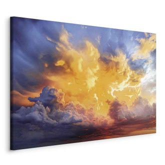 OEM Imagen - Hermosa Puesta De Sol - Nubes En Tonos C&aacute;lidos