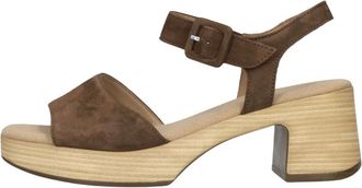 Gabor Schoenen, Dames, Bruin, 41 EU, Leer, 721.1.0 Sandalen