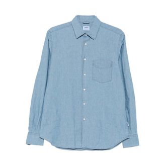 Aspesi Casual Hemden - Heren - Overhemden - Blauw - Maat: L