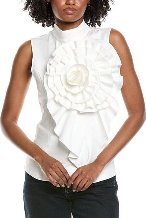 Gracia Ruffle Flower Detail Tank