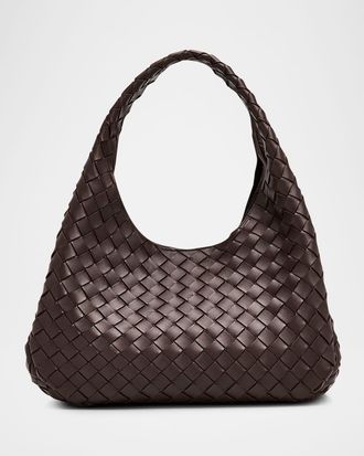 Bottega Veneta Campana Small Leather Shoulder Bag