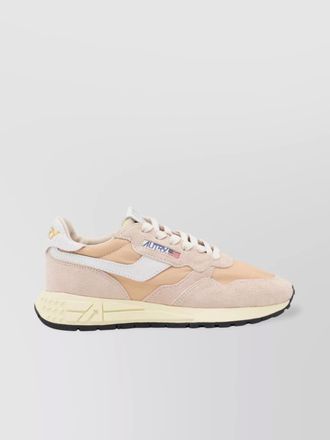 Autry leather and nylon low-top sneakers