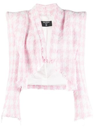 Balmain Tweed jack - Wit
