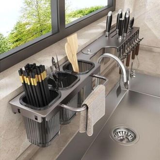 OEM Bloque Para Cuchillos, Soporte Multifuncional Plegable Para Cuchillos, Dise&ntilde;o De 270&deg; Con Ajuste De &Aacute;ngulo Que Aprovecha Los Rincones No Utilizados De