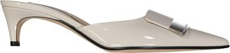 Sergio Rossi Leather Mules