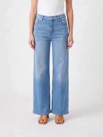 Frame Denim Le Slim Palazzo High-Waist Wide-Leg Jeans in Denim