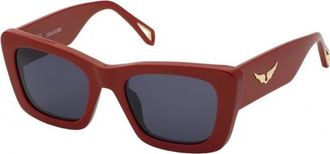 Zadig&Voltaire Womens SZV411 51 5106XX Sunglasses - Red - One Size