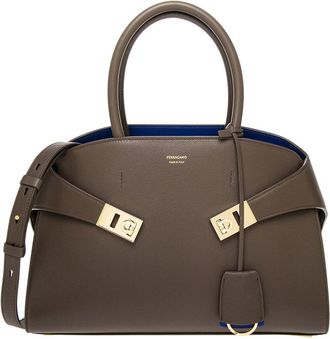 Ferragamo Hug Small Leather Satchel