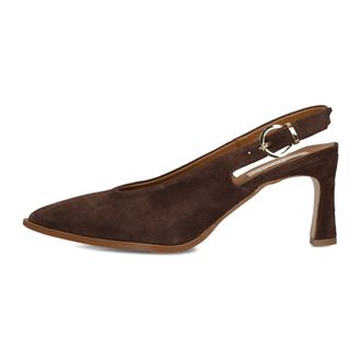 Lina Locchi Schoenen, Dames, Bruin, 40 EU, Su&egrave;de, Slingback Pump